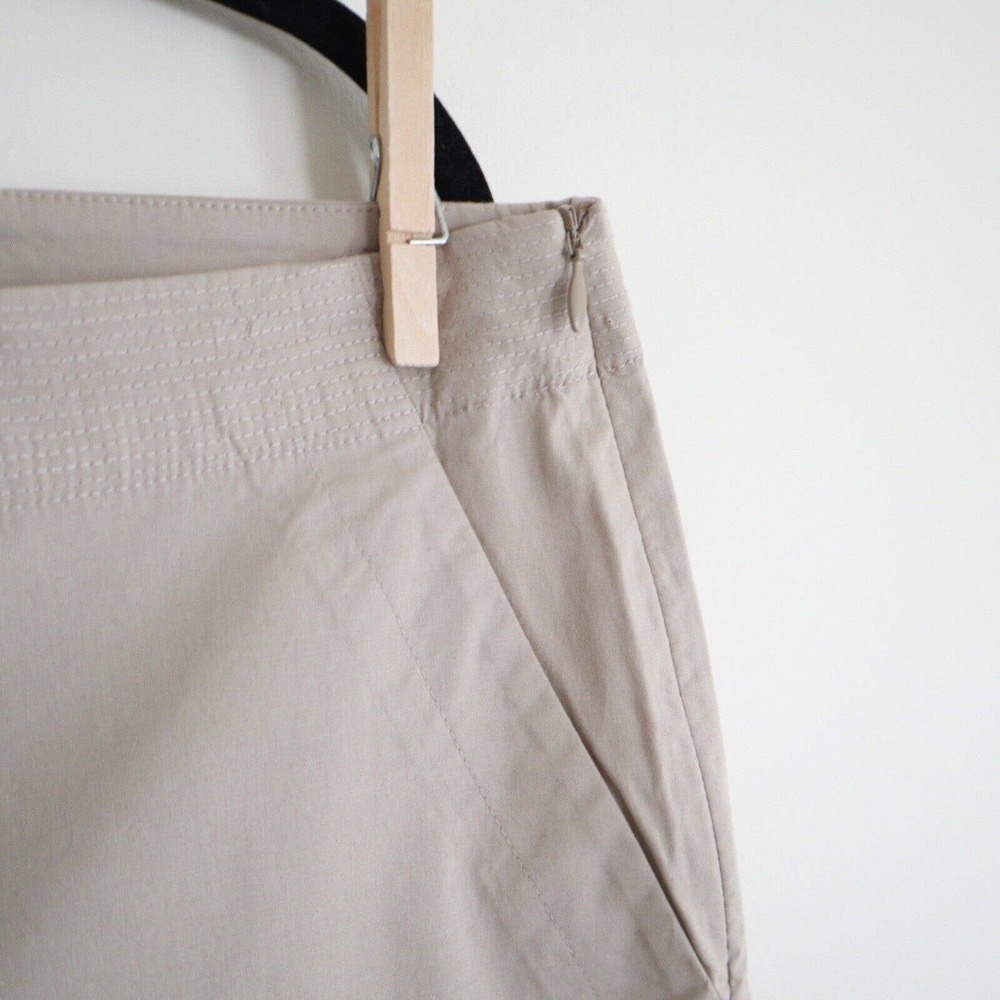 Eileen Fisher Light Taupe Cropped Wide-Leg Pants NWT - Picture 8 of 12